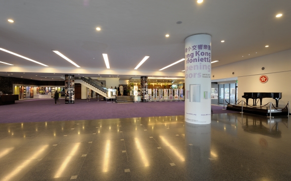 City Hall Foyer in bright illumination